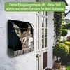 banjado Design Briefkasten Stahl schwarz mit Zeitungsfach Produktbild-Vorschau 3