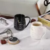 Šálek se sítkem - 600 ml Velký keramický šálek na čaj černý Náhled obrázku produktu 6