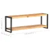 vidaXL Armoire TV 120x30x40 cm en bois massif d'acacia Voir les images du produit 5