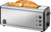 Unold Toaster Onyx Duplex in Silber toastet 1 Brotscheibe und 2 Brötchen, mit 3 Tasten und Drehrad. Produktbild-Vorschau