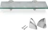 Glasregal 30x10x0,8 cm mit Halterung Glasboden Wandregal Produktbild-Vorschau 1