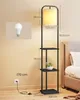 VASAGLE stojací lampa se 3 odkládacími plochami, stojací Náhled obrázku produktu 6