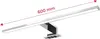 A silver linear LED light fixture with a mounting bracket. Produktbild-Vorschau