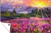 MuchoWow® 60x40 cm Outdoor-Poster Gartendeko Sichtschutz Produktbild-Vorschau 1