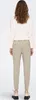 A woman is shown from behind wearing a cream-colored blouse and beige pants. Produktbild-Vorschau