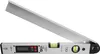 A digital angle finder with a spirit level, shown open at an angle. Anteprima dell’immagine prodotto