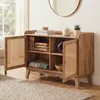 CALICOSY - Buffet 2 Portes en Cannage Rotin L110 cm - PALMO Voir les images du produit 4
