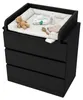 Universal Wickelaufsatz für Kommode Schwarz 50x70 cm Produktbild-Vorschau 7