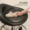 HOMCOM Sgabello regolabile in altezza con schienale Anteprima dell’immagine prodotto 6