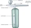 Přenosný airbrush s kompresorem, bezdrátové airbrush pero, Náhled obrázku produktu 4