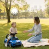 Voiture bébé à partir de 1 an Mercedes Classe C bleue Voir les images du produit 7