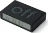 A black digital alarm clock with the word "OFF" printed on its top surface. Podgląd zdjęcia produktu