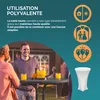 CASARIA® Mange Debout Haute Polyvalente, Table de jardin Voir les images du produit 5
