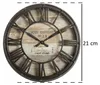 Horloge murale en MDF vintage marron 21 cm Voir les images du produit 10