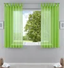2er-Pack Gardinen Transparent Vorhang Set Wohnzimmer Voile Produktbild-Vorschau 1