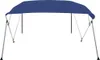 vidaXL 4-Bow Bimini Top Blau 243x180x137 cm Náhľad obrázku produktu 1