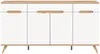 Sideboard "Hygge" weiß und Eiche Kommode skandinavisch 185 Produktbild-Vorschau 7