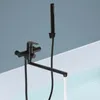 Robinet de baignoire, ensemble de douche, noir. Robinet de Voir les images du produit 1