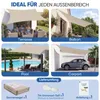 Sonnensegel Balkon 160g/m² Polyester UV Schutz Sonnenschutz Produktbild-Vorschau 10