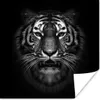 MuchoWow® Poster Tiger - Tiere - Schwarz - Weiß - Porträt - Produktbild-Vorschau 1