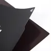 A close-up of a black magnetic build surface plate for a 3D printer. Náhled obrázku produktu