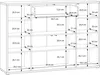 Forte ALICE SPRINGS Schuhschrank 140 150, moderner Produktbild-Vorschau 7