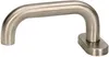 A single silver-colored door handle on a white background. Podgląd zdjęcia produktu
