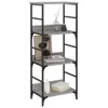 Libreria grigia Sonoma 50x33x117,5 cm in materiale ligneo Anteprima dell’immagine prodotto 3