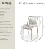 tectake® Gartenstühle Alcudia, wetterfest, stapelbar Produktbild-Vorschau 5