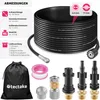 tectake® Rohrreinigungsschlauch-Set 8-teilig, in 2 Größen Produktbild-Vorschau 5
