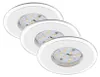 Briloner LED Einbauleuchten 3er Set Weiß 5,5W 470lm 3000K Produktbild-Vorschau 2