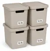 Plastard Aufbewahrungsbox mit Deckel 4er-Set 12,5 Liter in Produktbild-Vorschau 1
