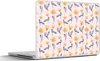MuchoWow® Laptop Aufkleber Sticker Cover Blumen - Muster - Produktbild-Vorschau 1