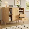 Merax Sideboard mit gewölbten Türen, Kommode mit 2 Produktbild-Vorschau 4
