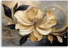Leinwandbild Beige Blume Abstraktion 100x70 Feeby Beige Produktbild-Vorschau 3