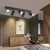ZMH LED Deckenleuchte Schwarz 5 Flammig Deckenlampe  Produktbild-Vorschau 7