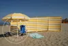 Strandwindschutz 5 m, gelb/weiß, Polyacryl-Windschutz – 5 m Produktbild-Vorschau 3