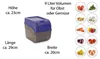 Novaliv 3x Groß 9l marineblau Kartoffel Kartoffelbox Produktbild-Vorschau 2