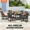 VEVOR Set di mobili da giardino 7 pezzi Set di mobili da Anteprima dell’immagine prodotto 7