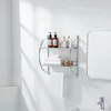 Relaxdays Badregal, Wandregal mit 2 Ablagen, 2 Produktbild-Vorschau 2