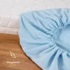 Blumtal Spannbettlaken 180x200cm aus Mikrofaser - Hellblau Produktbild-Vorschau 5