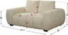 Habitat Et Jardin Cambon, Salon, Beige, 2 sièges, Moderne, Voir les images du produit 3