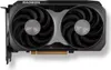 A computer graphics card with two fans. Produktbild-Vorschau