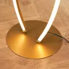 KOSILUM - Stehleuchte, Aluminium, Eisen und Silikon - Gold Produktbild-Vorschau 9