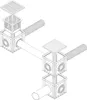 Hofablauf Gartenablauf schwarz PVC Gusseisen Gitter Produktbild-Vorschau 4