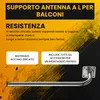 Extralink Supporto da parete per antenna 300 × 1000 mm, Anteprima dell’immagine prodotto 6