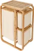 A bamboo laundry basket with three fabric bags. Podgląd zdjęcia produktu