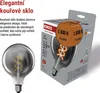 LED žárovka DECO SMOKED G125 / E27 / 4,5 W (19 W) / 180 lm / flame Anteprima dell’immagine prodotto