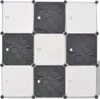 vidaXL Sistema di scaffalatura a cubo con 9 scomparti in Anteprima dell’immagine prodotto 3