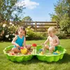 Paradiso Toys sandkasten mit Deckel Schelp 87 x 78 x 18 cm Produktbild-Vorschau 7